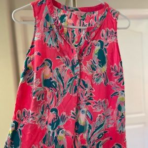 Lilly Pulitzer sleeveless blouse. XS